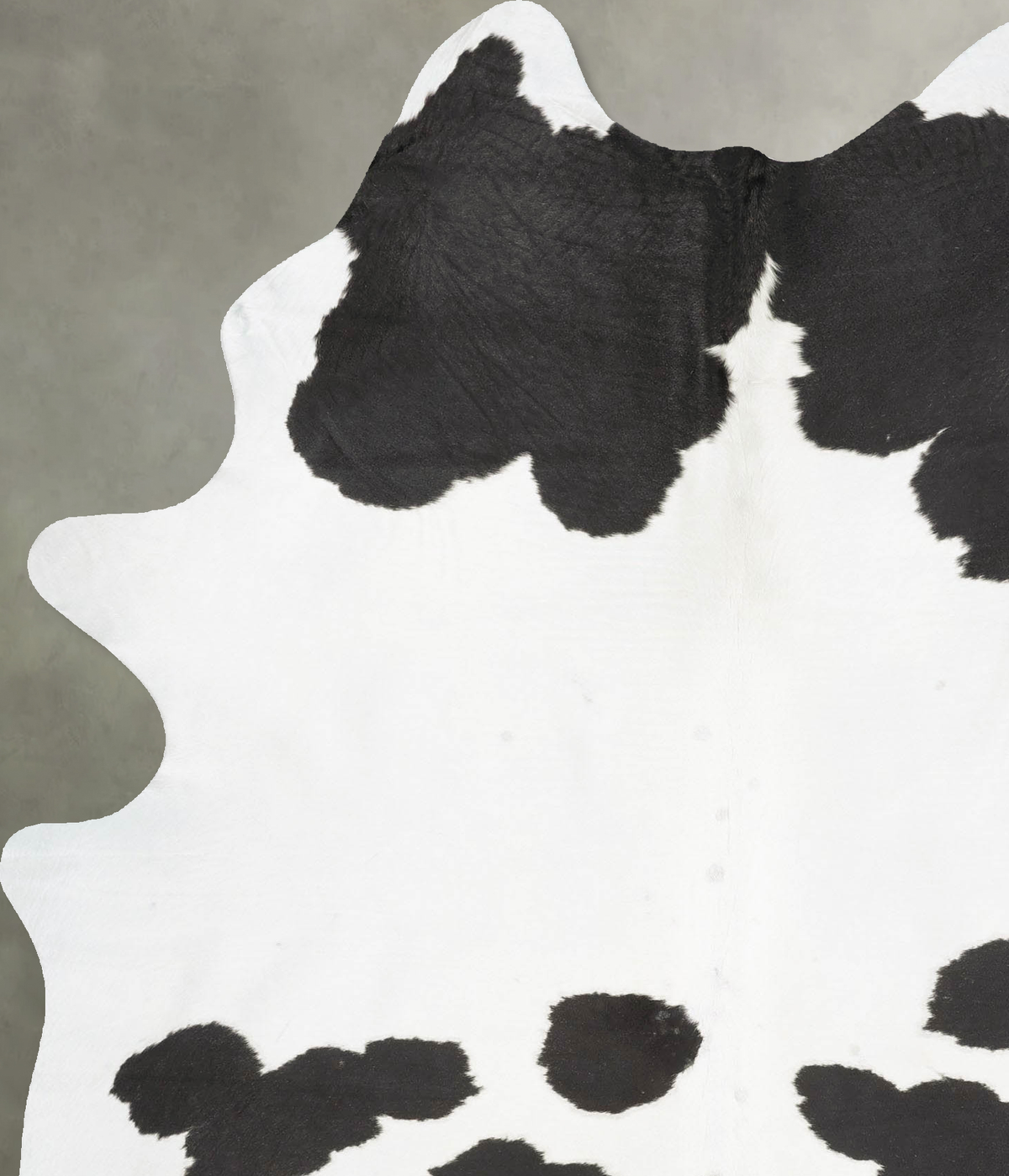 Black and White Cowhide Rug #B28222