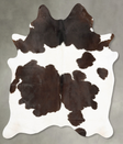 Black and White X-Large Brazilian Cowhide Rug 6'11"H x 6'3"W #B28248 by Hudson Hides