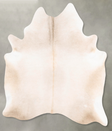 Solid Brown X-Large Brazilian Cowhide Rug 7'4"H x 6'0"W #B28255 by Hudson Hides