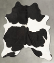 Black and White X-Large Brazilian Cowhide Rug 7'5"H x 6'4"W #B28257 by Hudson Hides