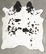 Black and White XX-Large Brazilian Cowhide Rug 7'11"H x 6'8"W #B28260 by Hudson Hides