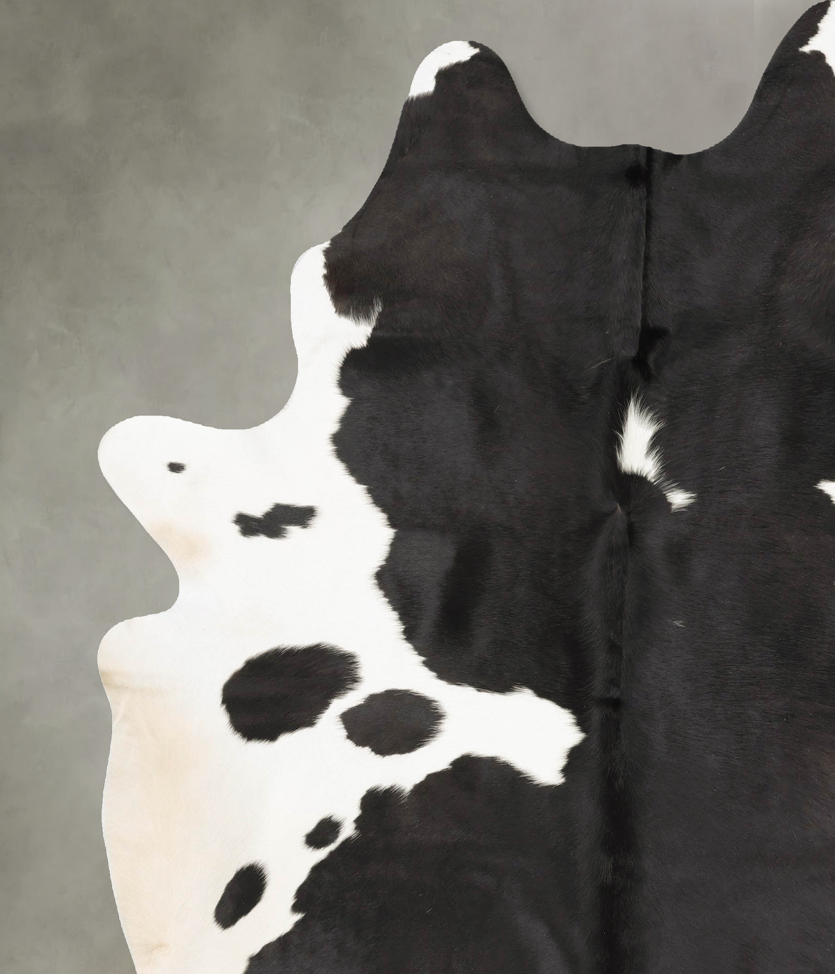 Black and White XX-Large Brazilian Cowhide Rug 8'4"H x 6'10"W #B28264 by Hudson Hides