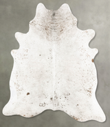 Salt and Pepper Black XX-Large Brazilian Cowhide Rug 8'2"H x 6'8"W #B28266 by Hudson Hides