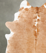Light Caramel X-Large Brazilian Cowhide Rug 7'9"H x 6'4"W #B28267 by Hudson Hides