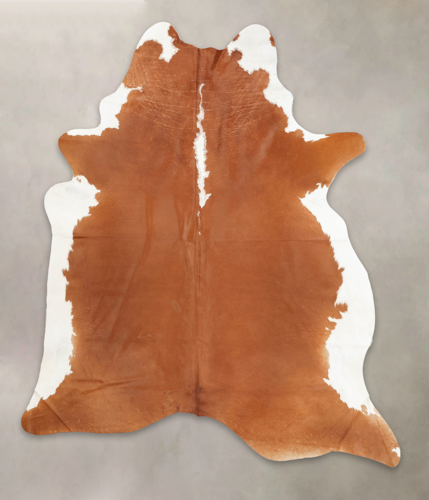 Hereford XX-Large Brazilian Cowhide Rug 8'6"H x 7'0"W #B2827 by Hudson Hides