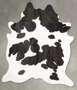 Black and White XX-Large Brazilian Cowhide Rug 8'1"H x 6'10"W #B28275 by Hudson Hides