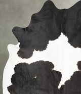 Black and White XX-Large Brazilian Cowhide Rug 7'10"H x 6'10"W #B28277 by Hudson Hides