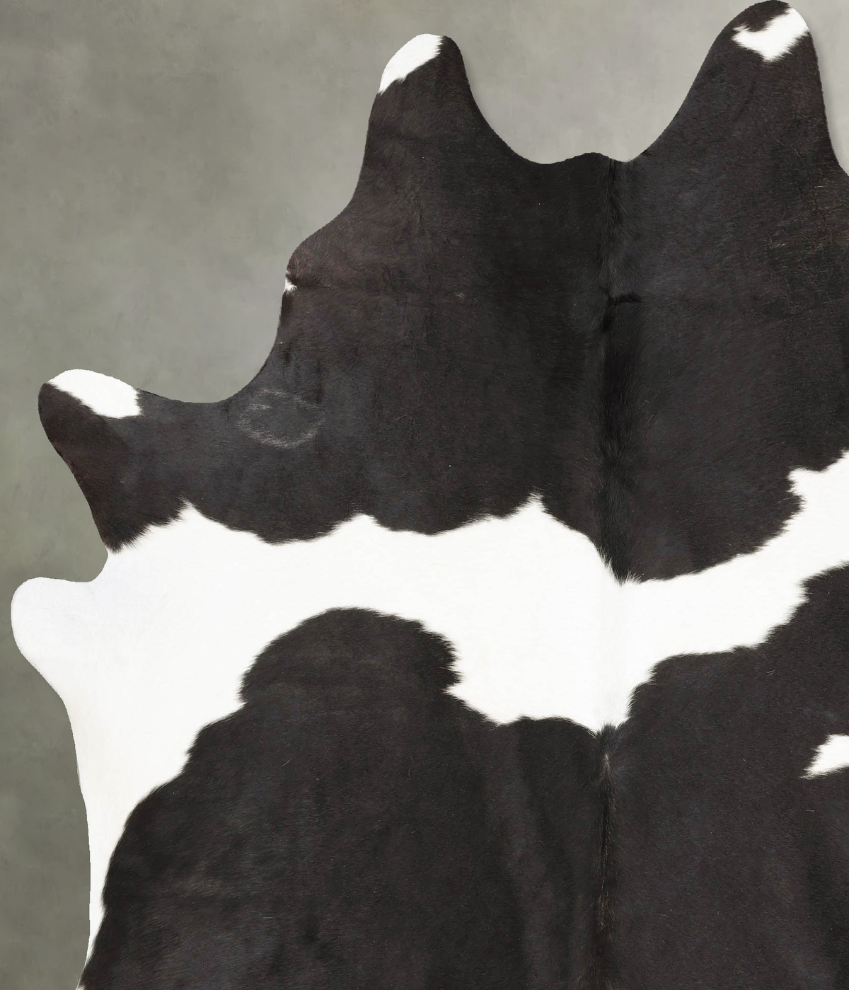 Black and White Cowhide Rug #B28278