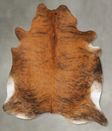 Medium Brindle XX-Large Brazilian Cowhide Rug 7'7"H x 6'10"W #B28280 by Hudson Hides