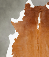 Hereford XX-Large Brazilian Cowhide Rug 8'6"H x 7'3"W #B28286 by Hudson Hides
