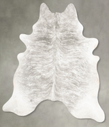 Grey Brindle XX-Large Brazilian Cowhide Rug 7'8"H x 6'8"W #B28300 by Hudson Hides