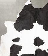 Black and White XX-Large Brazilian Cowhide Rug 8'9"H x 7'0"W #B28319 by Hudson Hides