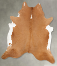 Brown and White Regular XX-Large Brazilian Cowhide Rug 8'8"H x 7'5"W #B28320 by Hudson Hides