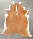 Brown and White Regular XX-Large Brazilian Cowhide Rug 8'3"H x 6'11"W #B28323 by Hudson Hides