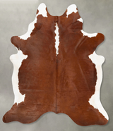 Hereford X-Large Brazilian Cowhide Rug 7'7"H x 6'2"W #B28324 by Hudson Hides