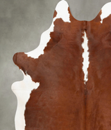 Hereford X-Large Brazilian Cowhide Rug 7'7"H x 6'2"W #B28324 by Hudson Hides