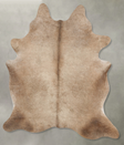 Taupe X-Large Brazilian Cowhide Rug 7'7"H x 6'3"W #B28331 by Hudson Hides