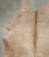 Taupe X-Large Brazilian Cowhide Rug 7'7"H x 6'3"W #B28331 by Hudson Hides