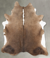 Taupe XX-Large Brazilian Cowhide Rug 8'3"H x 7'0"W #B28332 by Hudson Hides