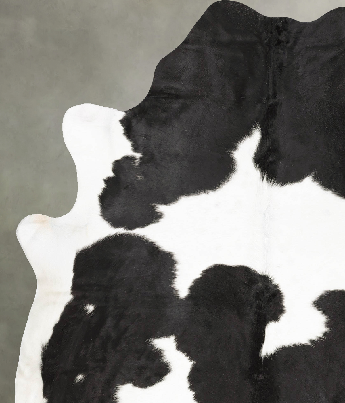 Black and White Cowhide Rug #B28337