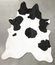 Black and White XX-Large Brazilian Cowhide Rug 8'0"H x 6'9"W #B28338 by Hudson Hides