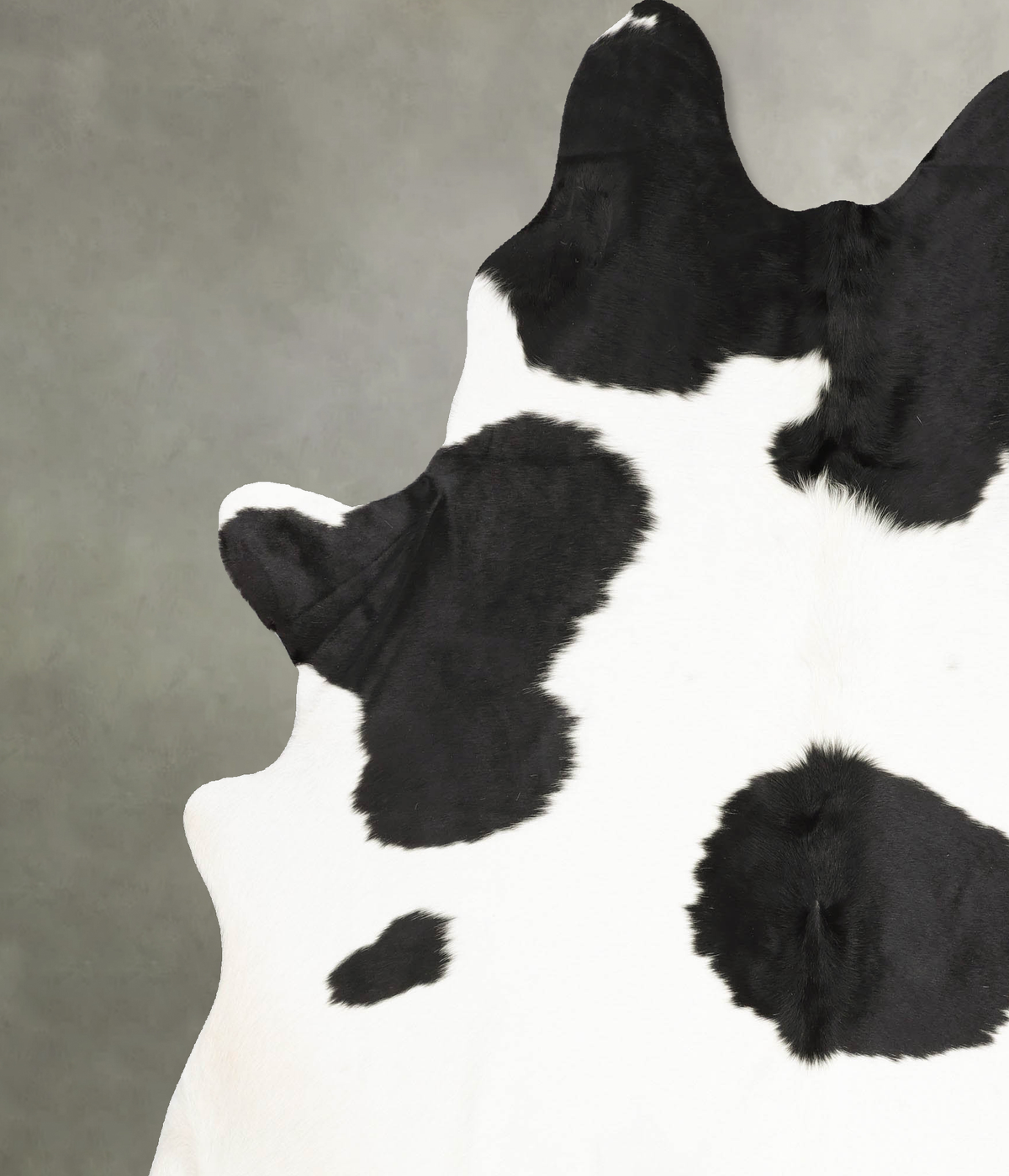 Black and White XX-Large Brazilian Cowhide Rug 8'0"H x 6'9"W #B28338 by Hudson Hides