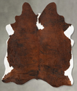 Dark Brindle X-Large Brazilian Cowhide Rug 7'2"H x 6'1"W #B28344 by Hudson Hides