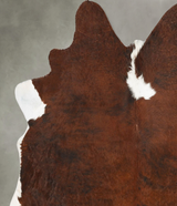 Dark Brindle X-Large Brazilian Cowhide Rug 7'2"H x 6'1"W #B28344 by Hudson Hides