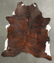 Dark Brindle XX-Large Brazilian Cowhide Rug 7'10"H x 6'7"W #B28348 by Hudson Hides