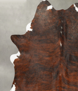 Dark Brindle XX-Large Brazilian Cowhide Rug 7'10"H x 6'7"W #B28348 by Hudson Hides