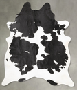 Black and White XX-Large Brazilian Cowhide Rug 8'7"H x 6'11"W #B28349 by Hudson Hides