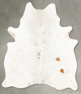 Salt and Pepper Brown X-Large Brazilian Cowhide Rug 7'8"H x 5'10"W #B28354 by Hudson Hides