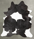 Black and White XX-Large Brazilian Cowhide Rug 8'8"H x 6'8"W #B28369 by Hudson Hides