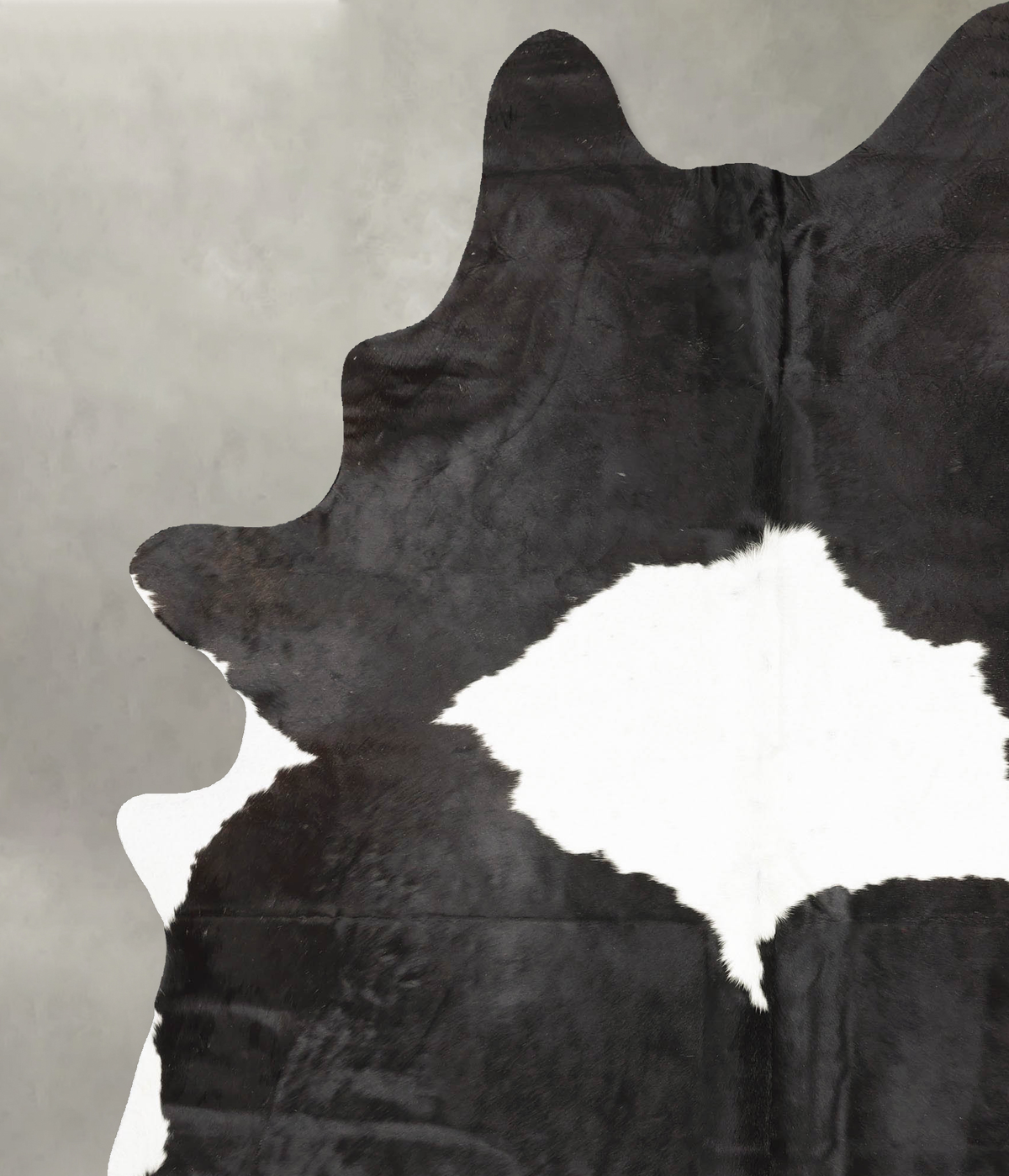Black and White XX-Large Brazilian Cowhide Rug 8'8"H x 6'8"W #B28369 by Hudson Hides