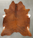 Medium Brindle XX-Large Brazilian Cowhide Rug 8'5"H x 6'11"W #B28371 by Hudson Hides
