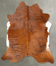 Medium Brindle XX-Large Brazilian Cowhide Rug 7'4"H x 6'10"W #B28372 by Hudson Hides
