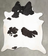 Black and White XX-Large Brazilian Cowhide Rug 9'3"H x 7'8"W #B28375 by Hudson Hides