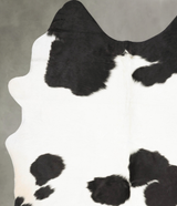 Black and White X-Large Brazilian Cowhide Rug 7'4"H x 5'8"W #B28376 by Hudson Hides