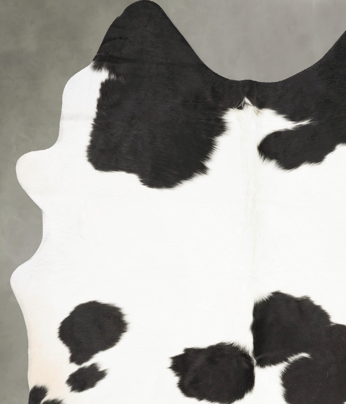 Black and White Cowhide Rug #B28376