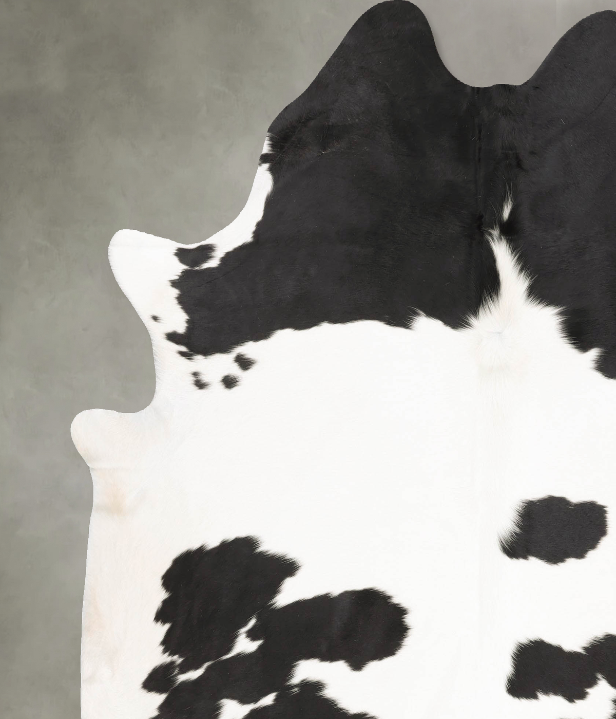 Black and White Cowhide Rug #B28377