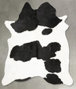 Black and White XX-Large Brazilian Cowhide Rug 8'3"H x 7'0"W #B28378 by Hudson Hides