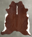 Hereford X-Large Brazilian Cowhide Rug 6'11"H x 6'6"W #B28405 by Hudson Hides