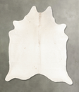 Solid White XX-Large Brazilian Cowhide Rug 8'2"H x 6'7"W #B2842 by Hudson Hides