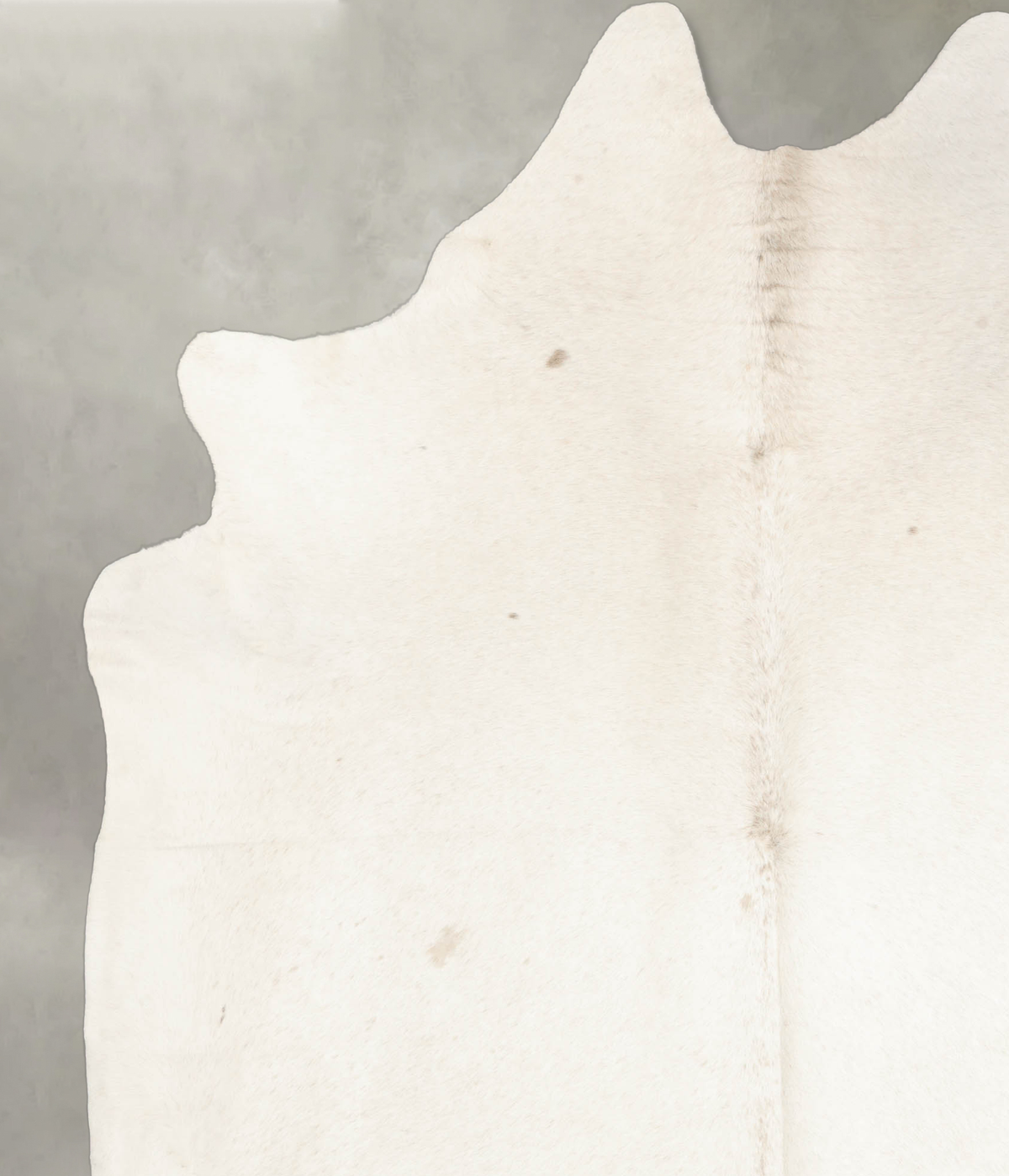 Solid White XX-Large Brazilian Cowhide Rug 8'2"H x 6'7"W #B2842 by Hudson Hides