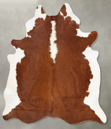 Hereford X-Large Brazilian Cowhide Rug 7'7"H x 6'3"W #B28422 by Hudson Hides
