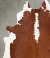 Hereford X-Large Brazilian Cowhide Rug 7'7"H x 6'3"W #B28422 by Hudson Hides