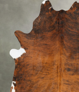 Medium Brindle XX-Large Brazilian Cowhide Rug 8'11"H x 7'0"W #B28450 by Hudson Hides