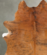 Medium Brindle XX-Large Brazilian Cowhide Rug 8'5"H x 6'8"W #B28456 by Hudson Hides