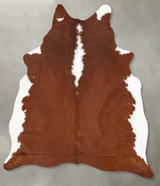 Hereford X-Large Brazilian Cowhide Rug 7'6"H x 5'11"W #B28461 by Hudson Hides