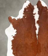 Hereford X-Large Brazilian Cowhide Rug 7'1"H x 6'4"W #B28464 by Hudson Hides